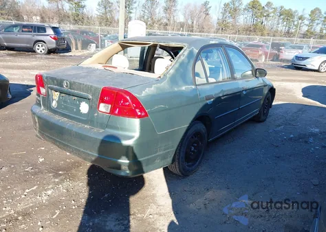 2004 Honda Civic Vp from USA, damaged, VIN 2HGES163X4H641831